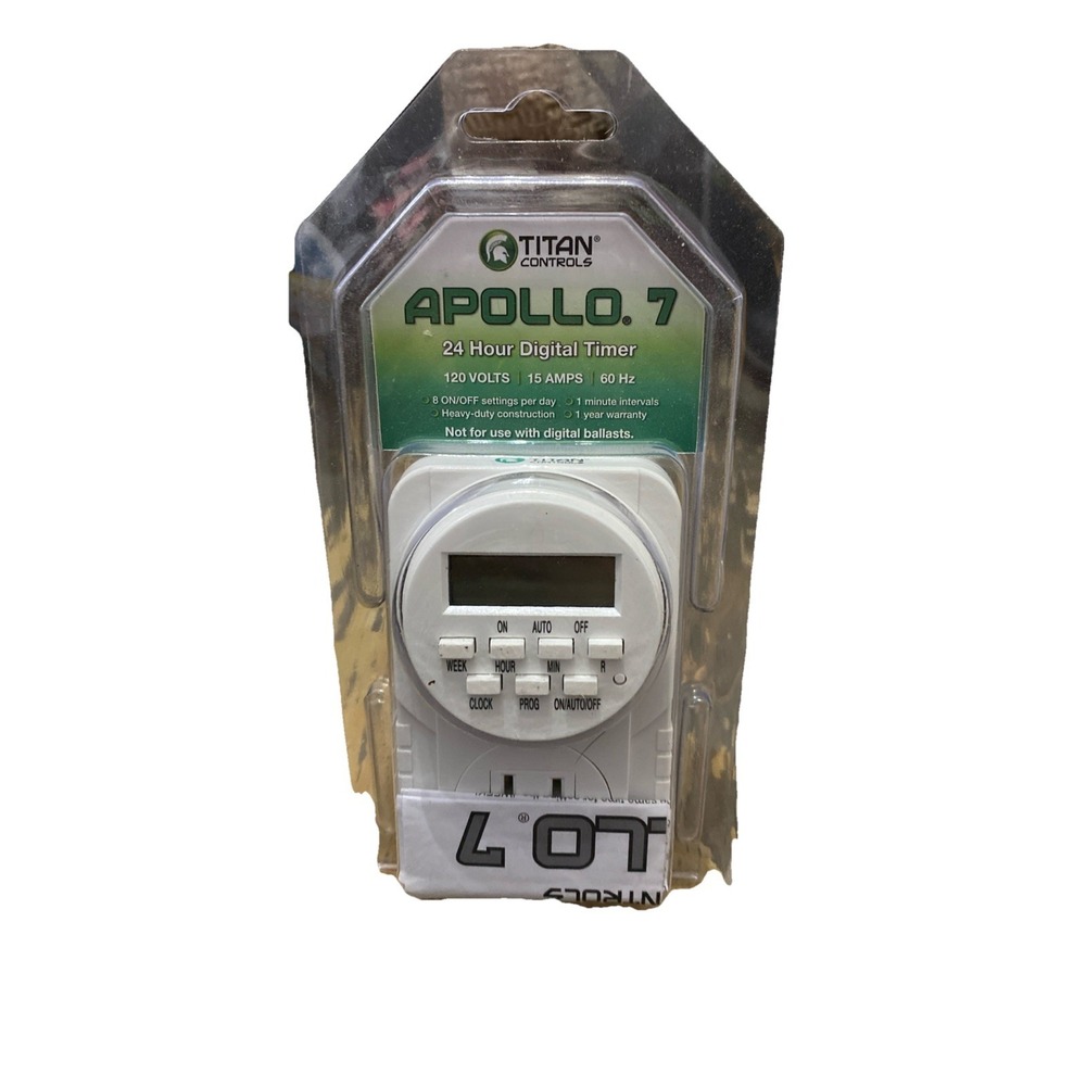 Titan Controls Apollo 7 Digital Timer One Outlet, Model #734112 - Picture 2 of 4